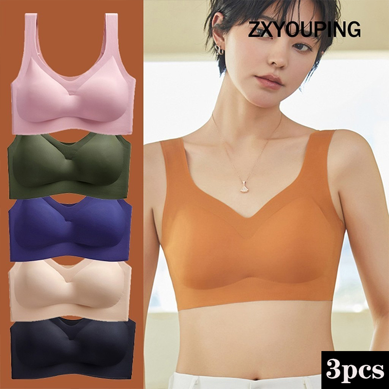 Wirefree Bra Comfort - 섹시한 스포츠 브래지어 심리스 패드, 스틸